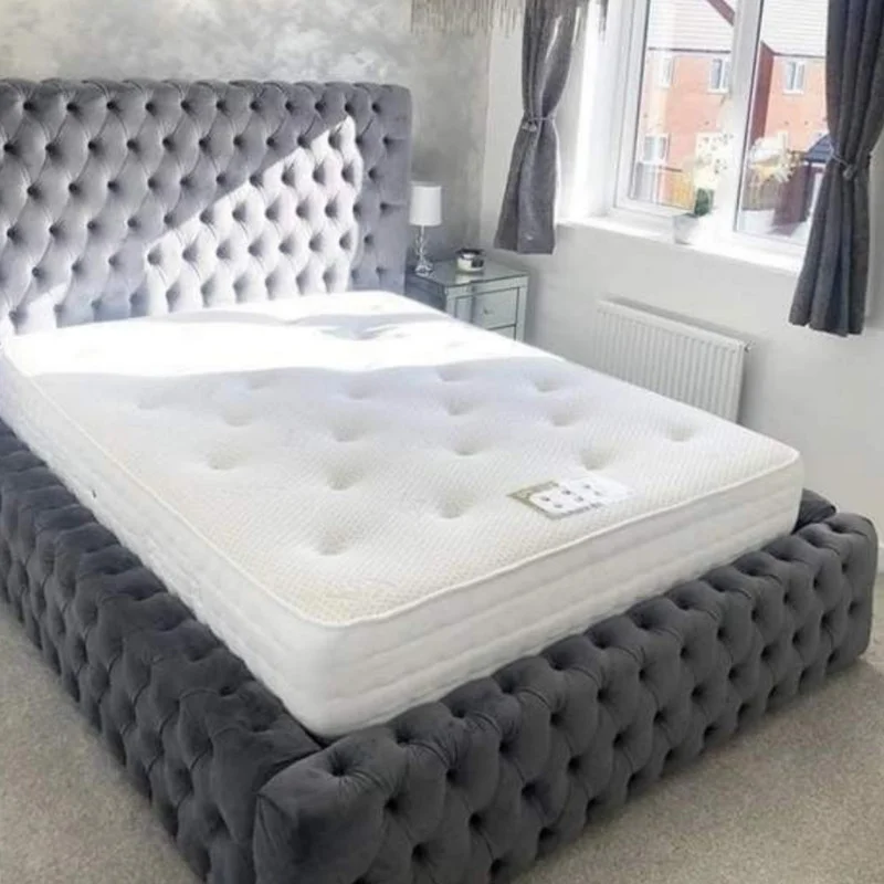 تخت خواب دونفره مدل آیسودا سایز 180×200 سانتی متر کاتن مدل 102830