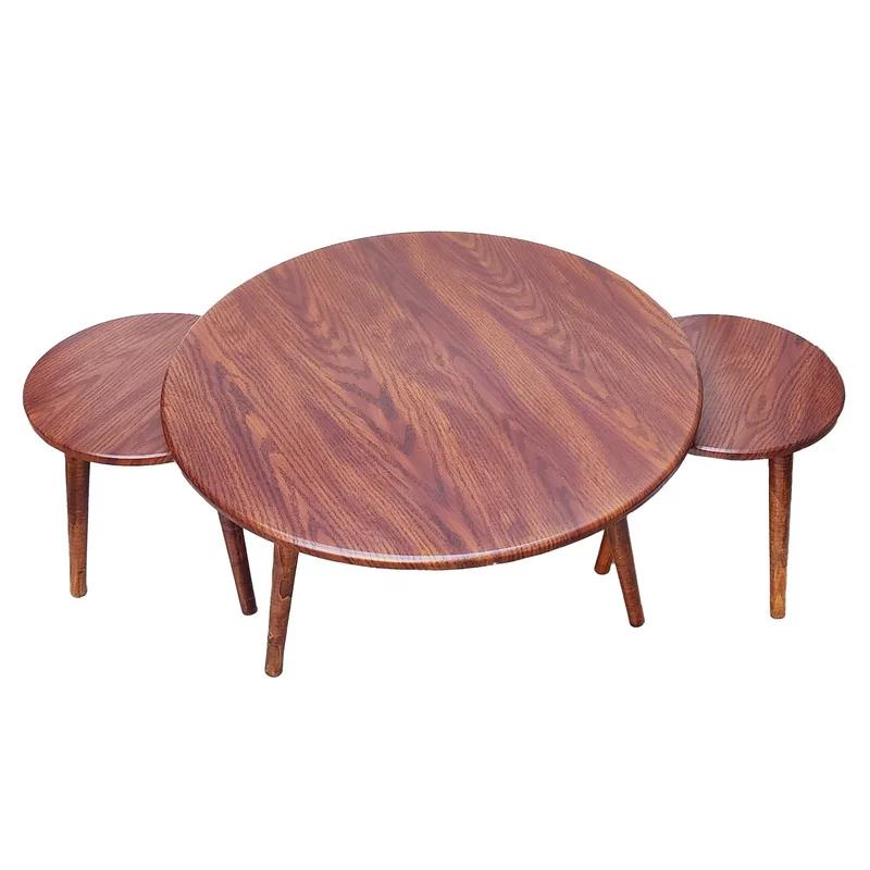 میز عسلی مدل DWOT01 مجموعه سه عددی کاتن مدل 105284