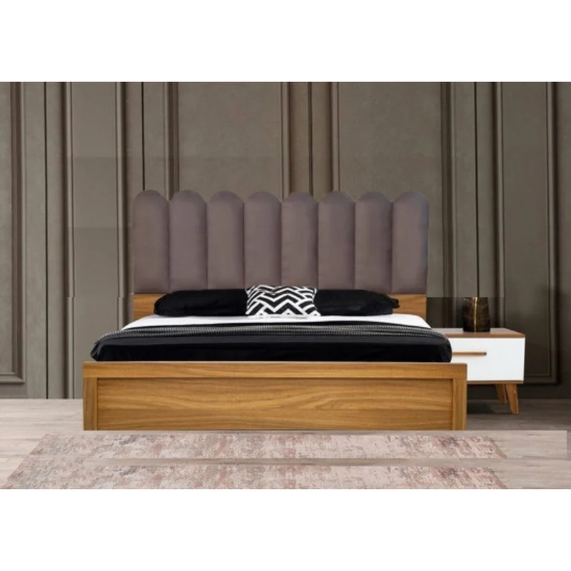 تخت خواب دونفره مدل 8070 سایز 200x160 سانتی متر کاتن مدل 102716