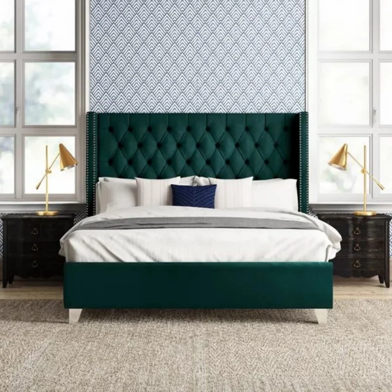 تخت خواب دونفره مدل پاردیس سایز 160×200 سانتی متر کاتن مدل 102862