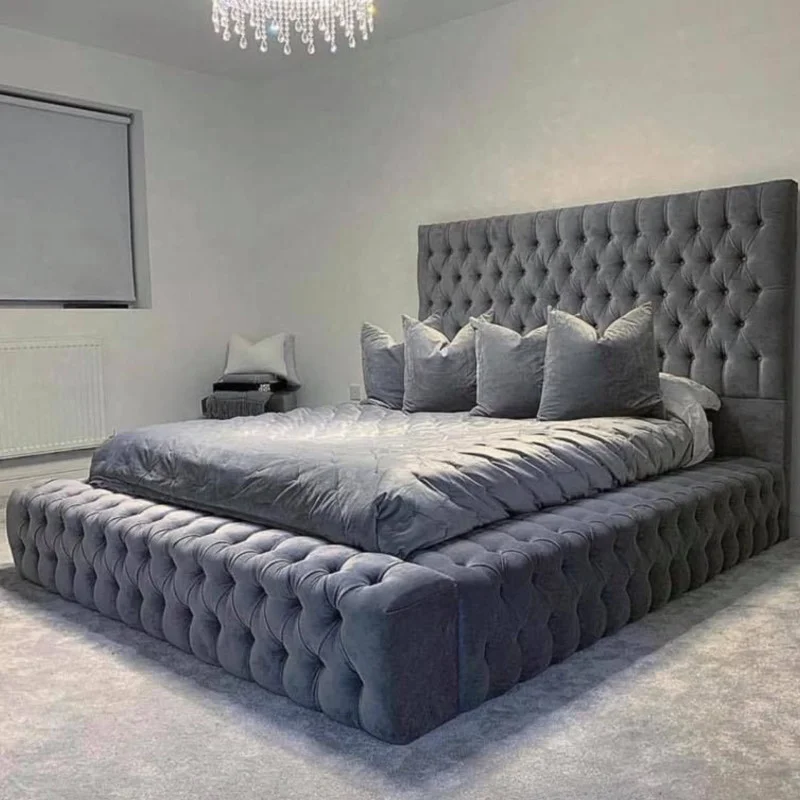 تخت خواب دونفره مدل سنار سایز 160×200 سانتی متر کاتن مدل 102982