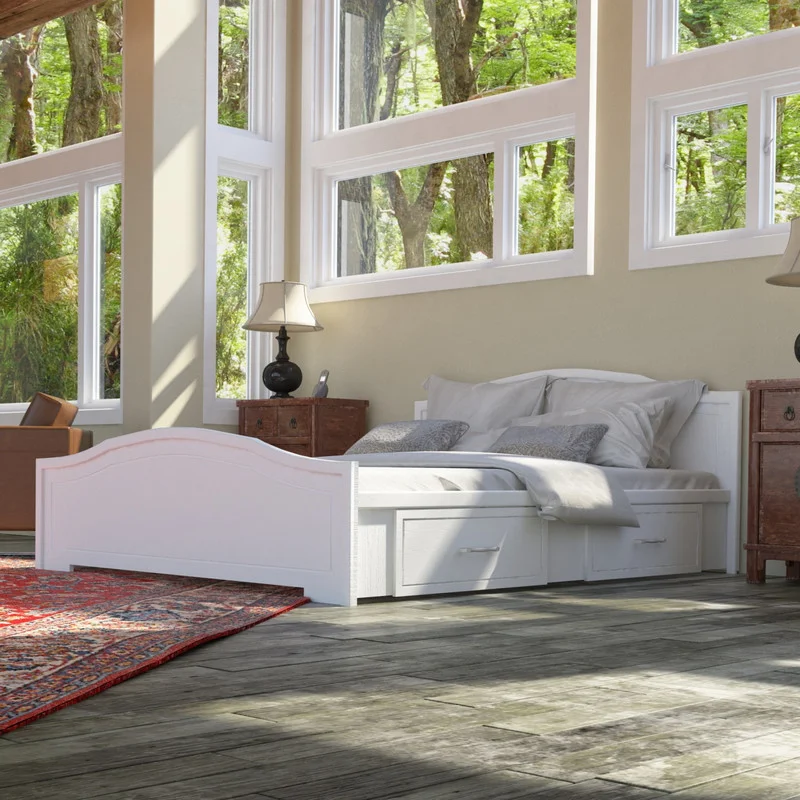 تخت خواب دو نفره سایز 160x200 سانتی متر کاتن مدل 1474