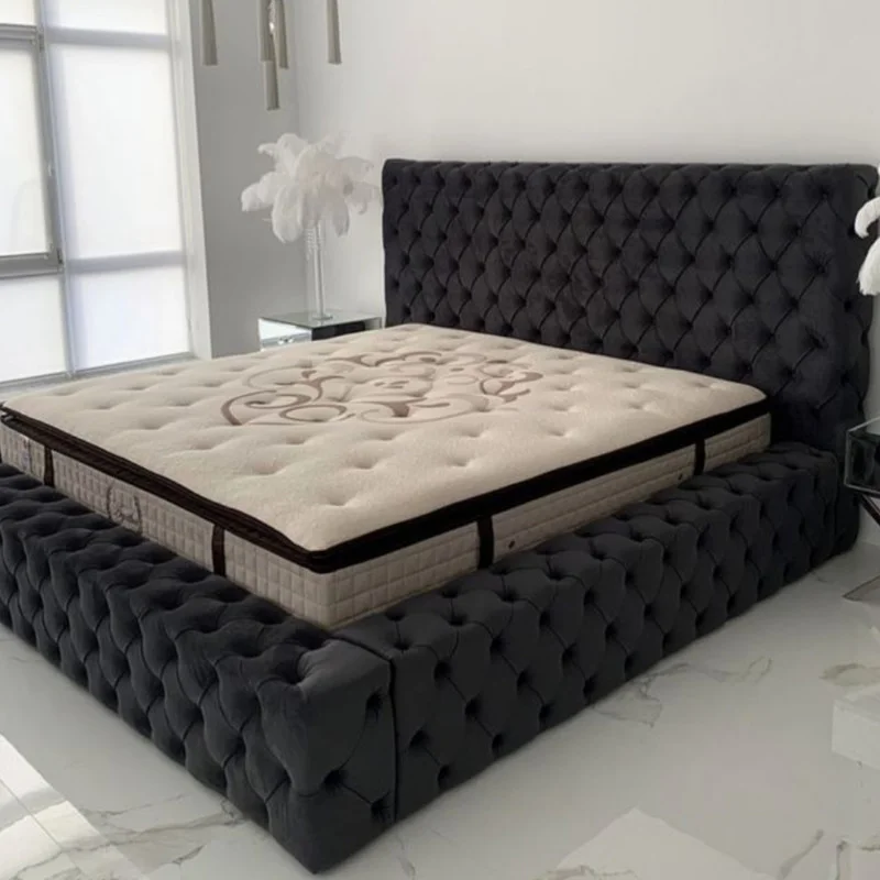 تخت خواب دونفره مدل آیلین سایز 180×200 سانتی متر کاتن مدل 102838