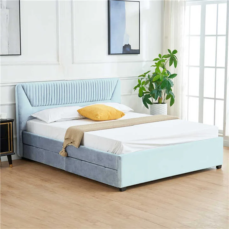 تخت خواب دو نفره مدل 10 سایز 160×200 سانتی متر کاتن مدل 102598