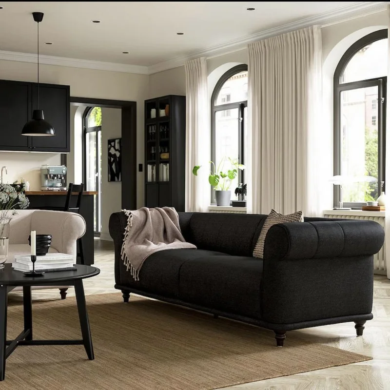 مبل راحتی 3 نفره مدل پالاز کاتن مدل 100538