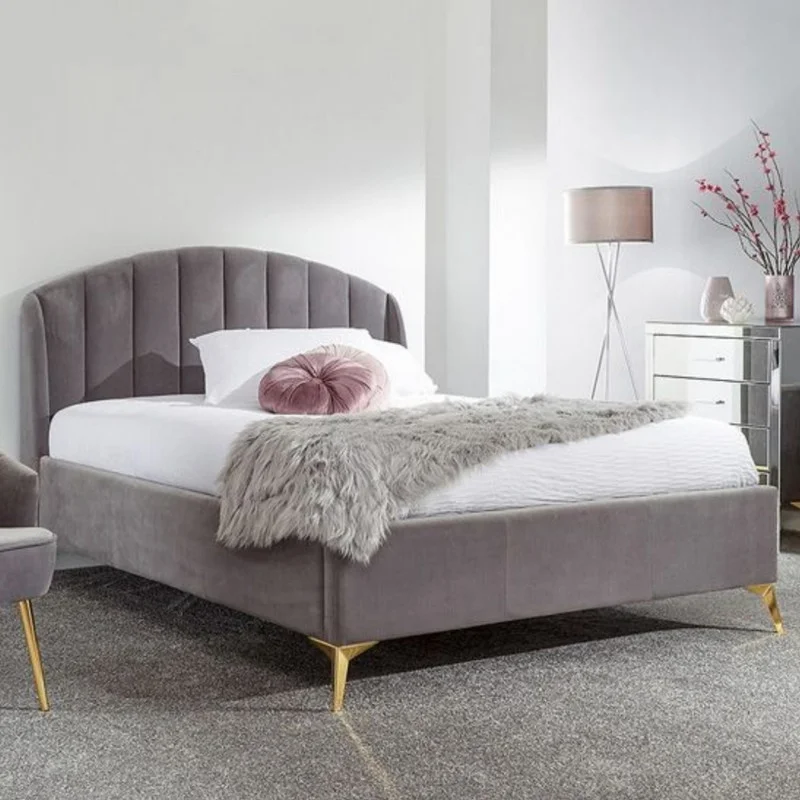 تخت خواب دونفره مدل باران سایز 180×200 سانتی متر کاتن مدل 102842