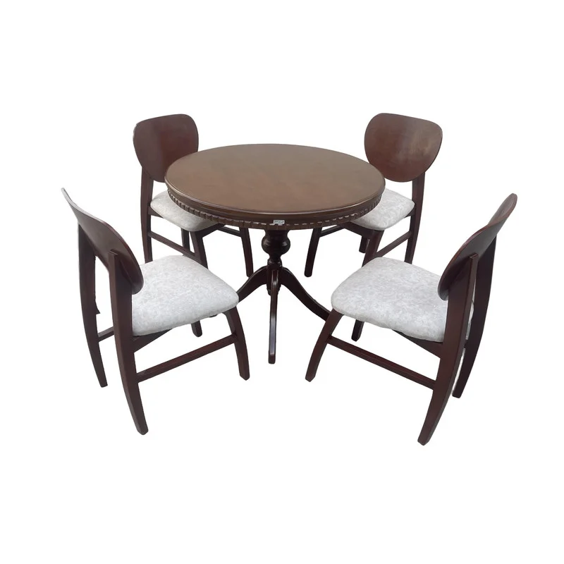 میز و صندلی ناهارخوری 4 نفره کاتن مدل 105555