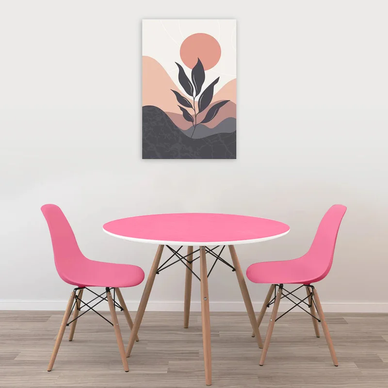 میز و صندلی ناهارخوری 2 نفره مدل ایفلی کد COL-5 کاتن مدل 101420