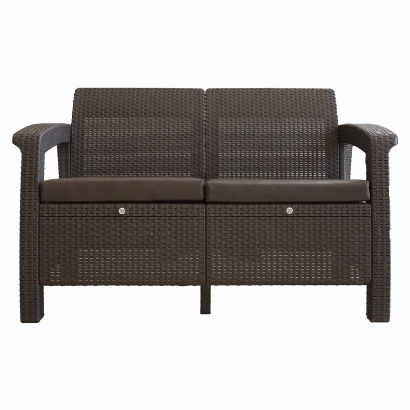 مبل دو نفره بابل کارپت مدل حصیری کاتن مدل 100525