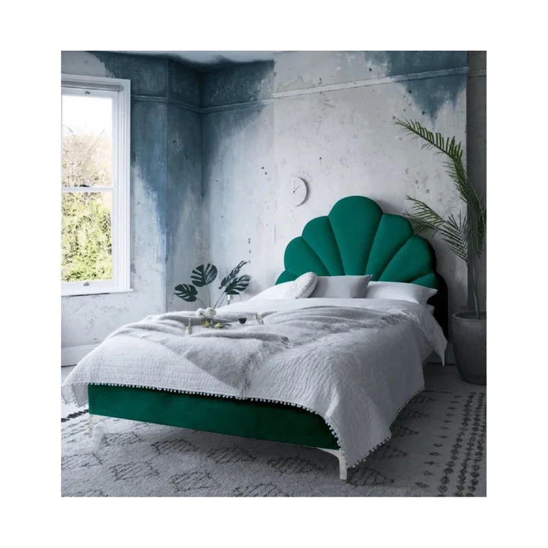 تخت خواب دونفره مدل ماهک سایز 180×200 سانتی متر کاتن مدل 1521
