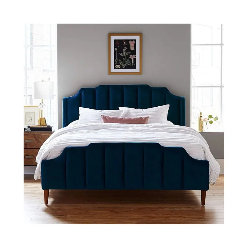 تخت خواب دونفره مدل آندرومدا سایز 140×200 سانتی متر کاتن مدل 1508