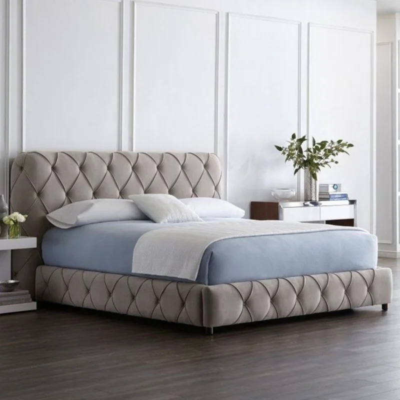 تخت خواب دونفره مدل اصیلا سایز 160×200 سانتی متر کاتن مدل 102794