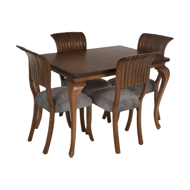 میز و صندلی ناهارخوری صدفی کاتن مدل 105699