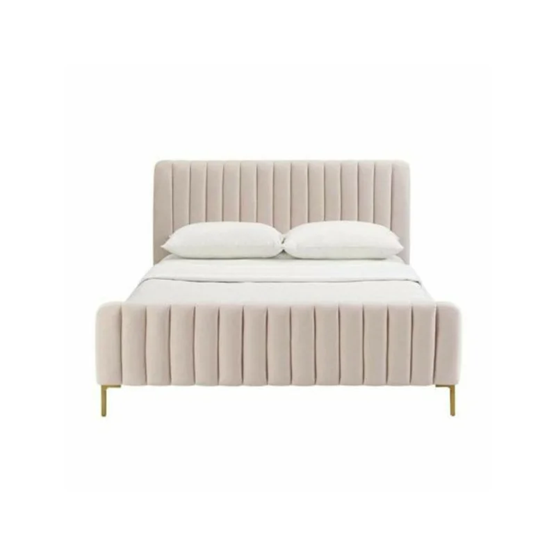 تخت خواب دو نفره مدل 2080 سایز 160×200 سانتی متر کاتن مدل 1478