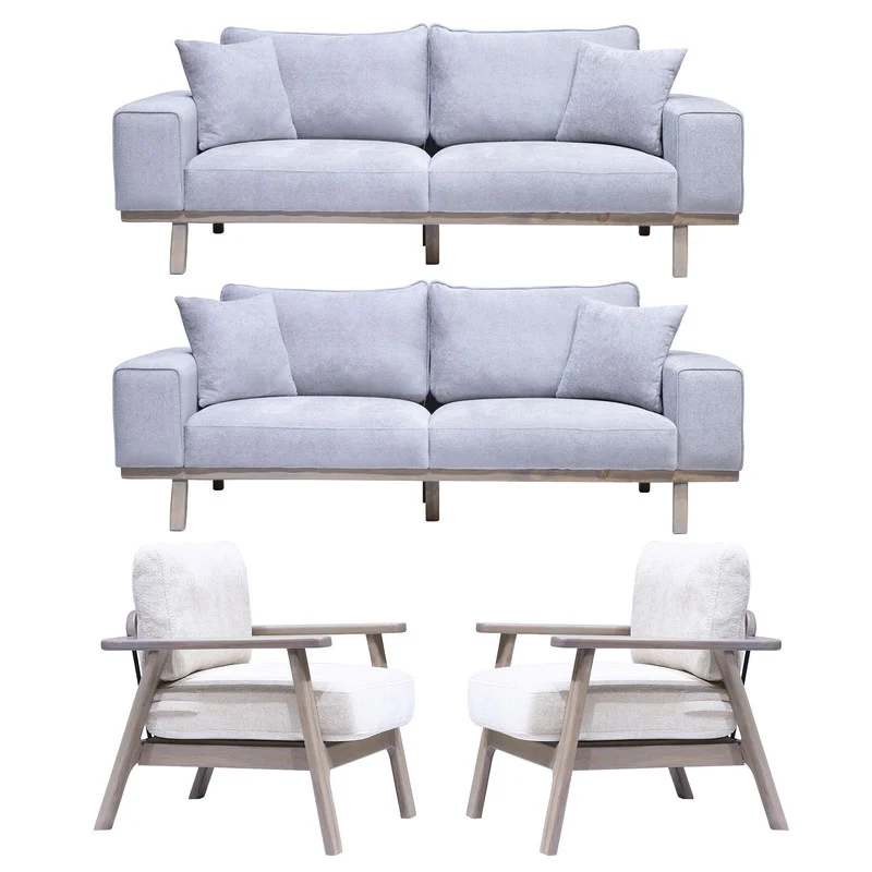 مبل راحتی 8 نفره مدل مارتین کاتن مدل 100590