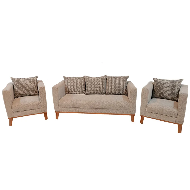 مبل راحتی 5 نفره مبلمان الماس سیاه مدل مینیمال کاتن مدل 100546